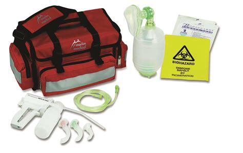 Mini Resuscitation Kit Including Single Use Resuscitation Bags
