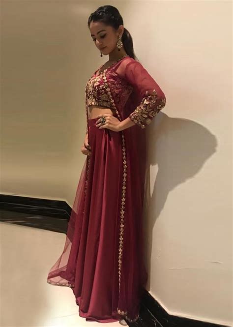 Helly Shah In Kalki Rani Pink Three Piece Palazzo Set Wedding Dresses For Girls Bridal