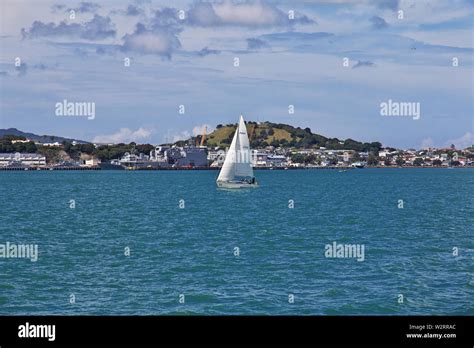 Auckland City Of Sails New Zealand Stock Photo Alamy