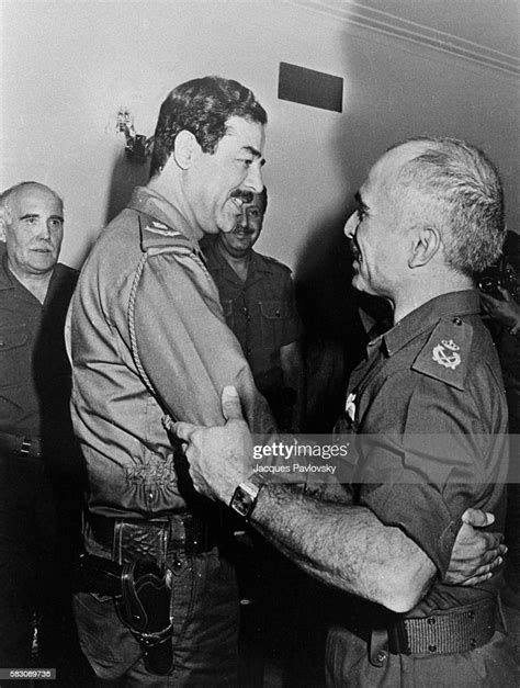 King Hussein Meets The Raïs Saddam Hussein During His Visit In News