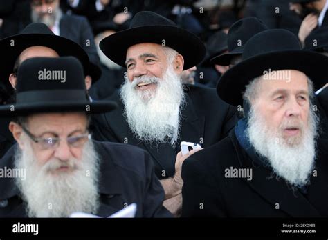 Thousands Of Rabbis Pose For A Group Photo In Front Of The Chabad