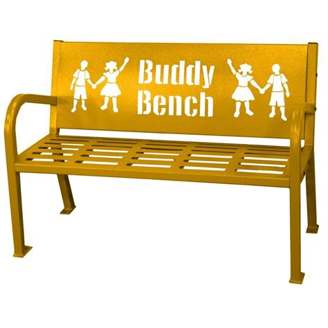 Paris 4 Ft Yellow Buddy Bench The Home Depot Canada