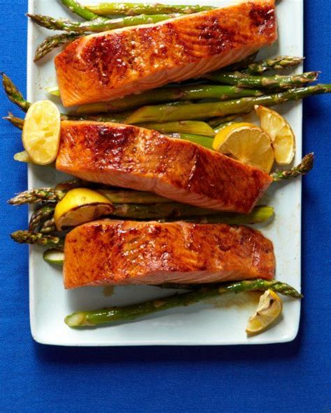 Easy Broiled Salmon And Asparagus Recipe