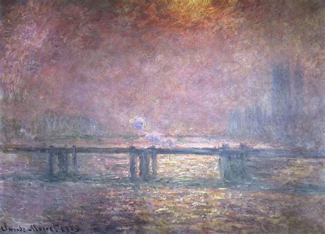 The Thames At Charing Cross Painting By Claude Monet Fine Art America
