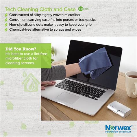 Maybe you would like to learn more about one of these? Tech Cleaning Cloth and Case | Norwex, Norwex cleaning ...