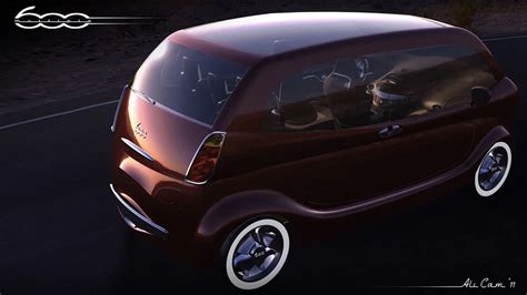 Nel 2023 Una Nuova Fiat 600 Multipla 100 Elettrica I Render