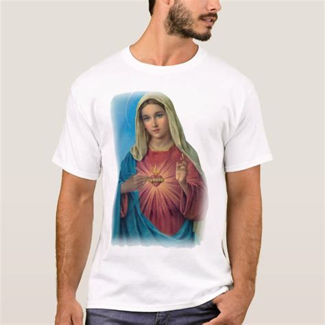 Blessed Virgin Mary T Shirt Zazzle