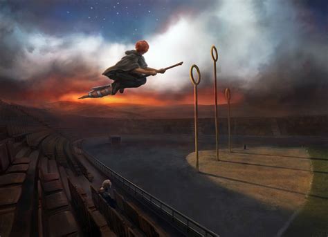 Hogwarts Quidditch Pitch Harry Potter Wiki Fandom Powered By Wikia