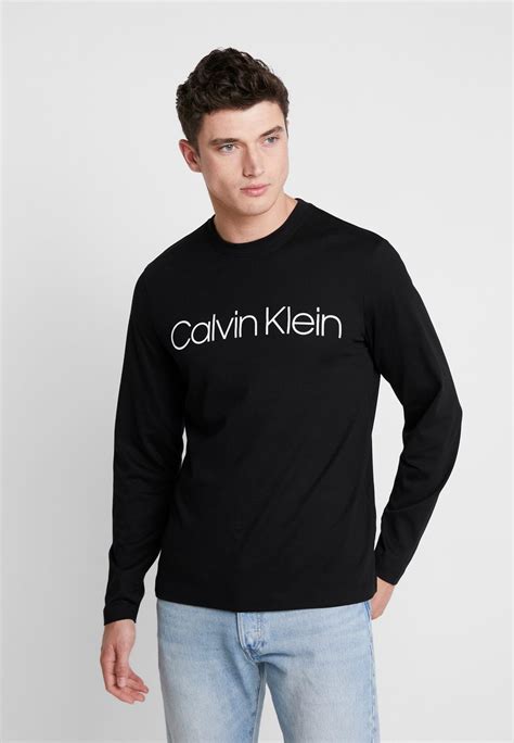 Calvin Klein Long Sleeve Long Sleeved Top Black Zalandoie