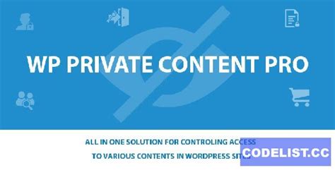 Wp Private Content Pro V20 Premium Scripts Plugins And Mobile