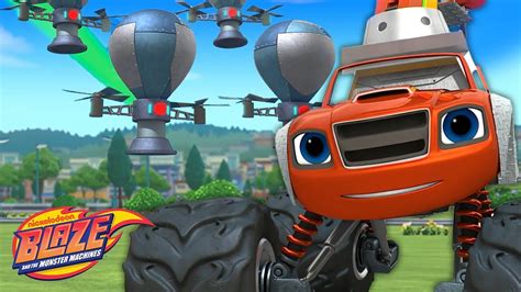 Blaze Rescues Monster Machines From Robot Traps Blaze And The