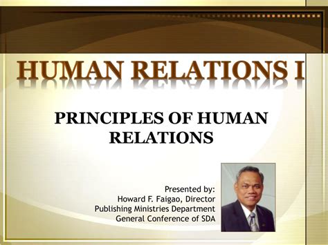 Ppt Principles Of Human Relations Powerpoint Presentation Free