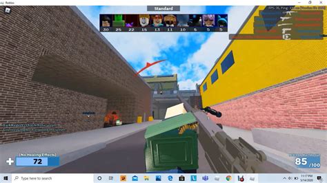 Noob Trying To Be Good In Arsenal Roblox Youtube