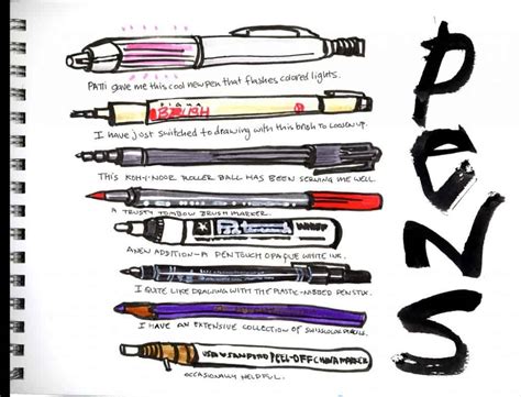The Best Fountain Pens For Sketching Sketchbook Skool