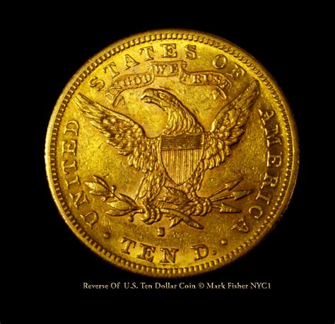 Mark Fisher American Photographer Us Ten Dollar Gold Coin 1881