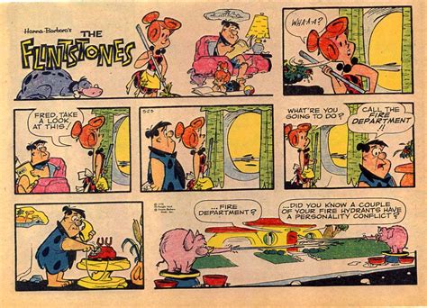 Flintstones Sunday Comic Strips Cool Cartoons Flintstones Vintage