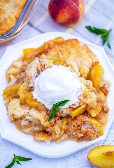 Peach Cobbler From Scratch - Sweet and Savory Meals