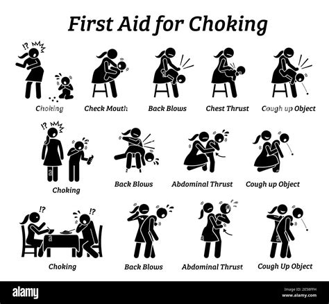 Choking Help Cut Out Stock Images And Pictures Alamy