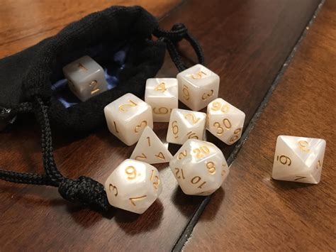 Just Started Playing This Year Here Is My First Dnd Dice Set R Dungeonsanddragons