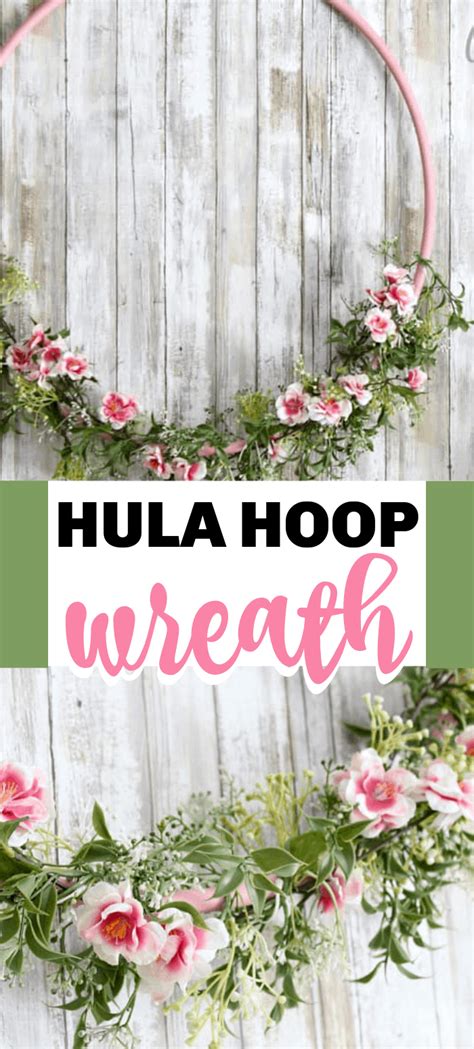 Hula Hoop Wreath Make A Giant Cherry Blossom Hula Hoop Wreath