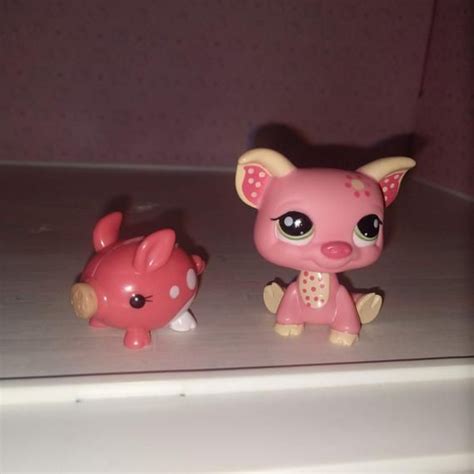 Lps Mommy And Baby Pig Vancleefalhambranecklace