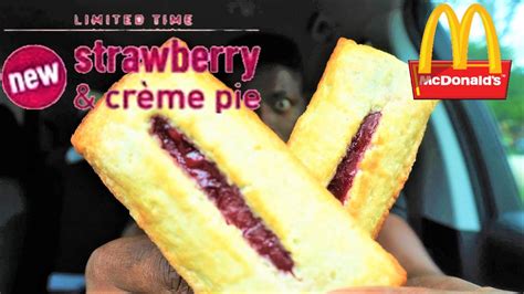 Mcdonald S® Strawberry And CrÉme Pie Review 👨🏾‍🍳🍓🥧 Youtube