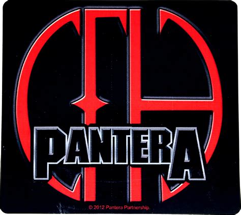 Sticker Pantera Cowboys From Hell Cfh Album Logo Groove