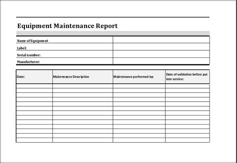 16 Machine Maintenance Checklist Template Doctemplates