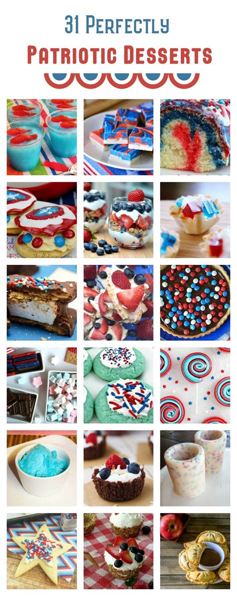 31 Perfectly Patriotic Dessert Recipes For Summer Parties Patriotic