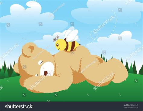 Bear Bee Vector De Stock Libre De Regalías 129539747 Shutterstock