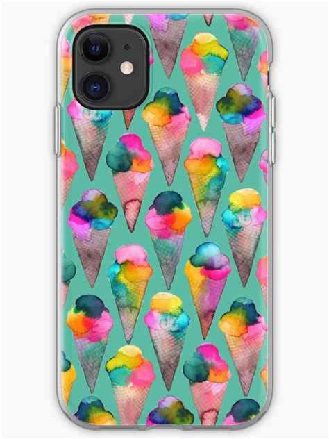 Ice Cream Cones Iphone Case And Cover By Ninoladesign Redbubble