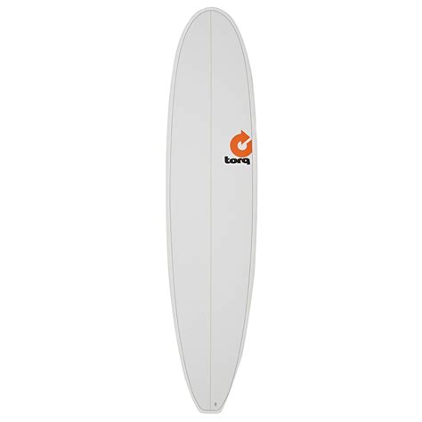 Torq Surfboards Torq Long Surfboard White Pinline Ride And
