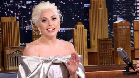 Watch The Tonight Show Starring Jimmy Fallon Interview Lady Gaga Rocked Engagement Ring Ice