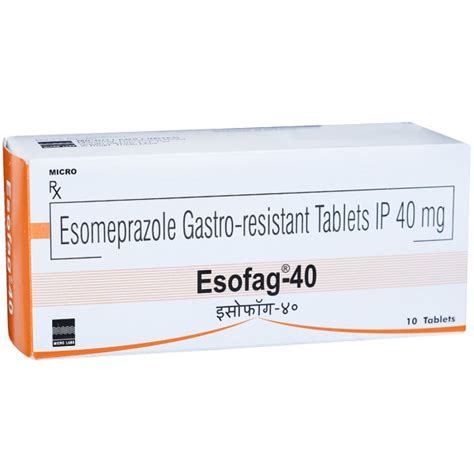 Buy Esofag 40 Mg Tablet 10 Tab In Wholesale Price Online B2b