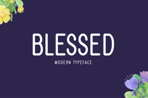 Blessed Font By Seemly Fonts · Creative Fabrica