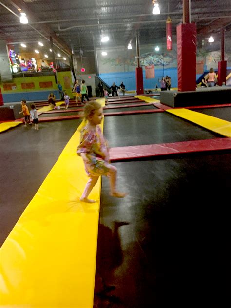 The bounce floor at Flight Trampoline Park The Joy Troupe NOVA >> The