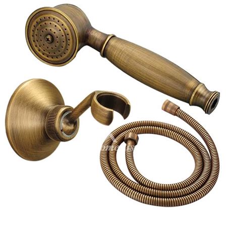 Enjoy free shipping on most stuff, even big stuff. Vintage Top Shower Hand Shower Set Faucet Hose Antique Brass