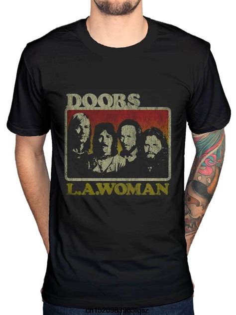 Gildan 2018 Cool Men The Doors La Woman New Unisex Graphic T Shirt Band