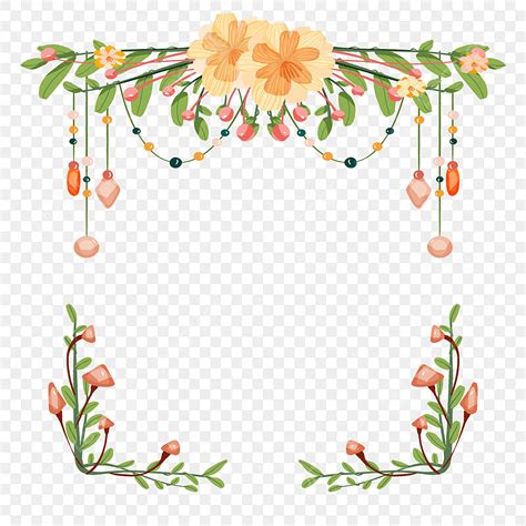 Bohemian Border Hd Transparent Bohemian Gem Flower Border Gem