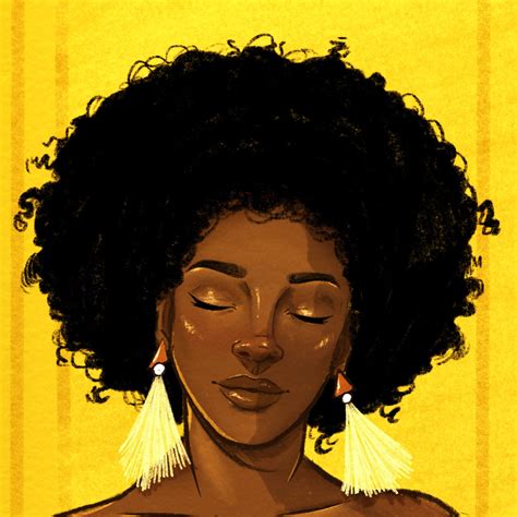 Eden Print Black Women Art Black Girl Art Black Girls Art Afro Art A4 Print Natural Hair Art