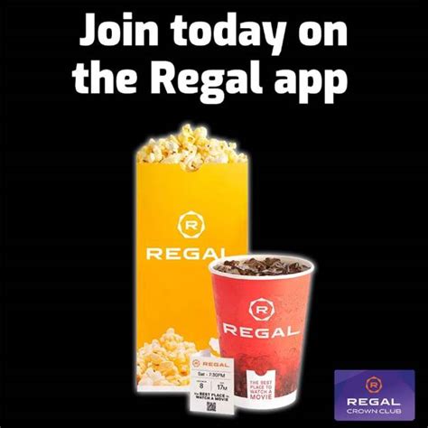 Regal Cinemas Crown Club Free Popcorn And Soda If You Sign Up Today
