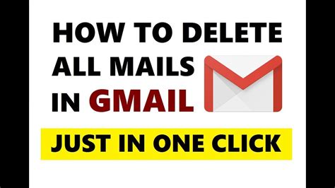 How To Quickly Delete All Emails In Gmail At Once Delete All Read Or