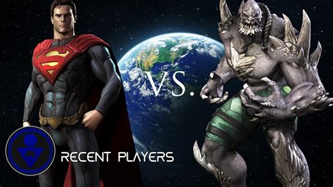 Injustice Gods Among Us Superman Vs Doomsday Rival Matchup Youtube
