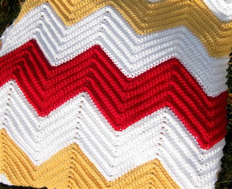 All Things Bright And Beautiful Chevron Blanket