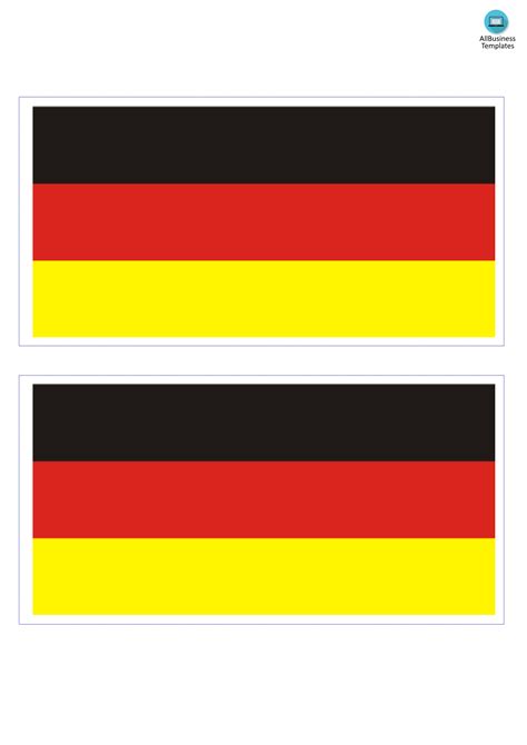 Printable Germany Flag