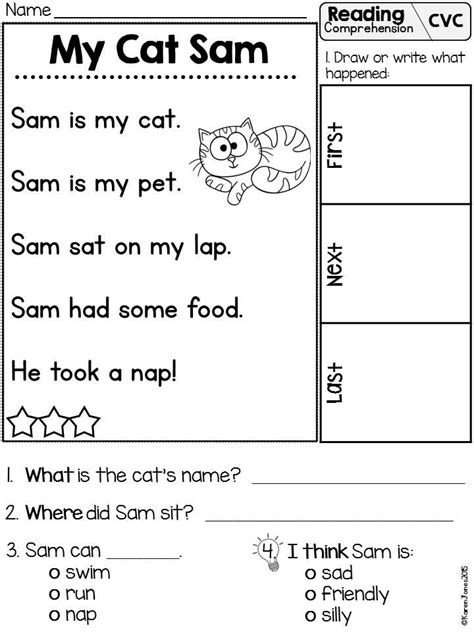 Addition worksheets and subtraction worksheets aren't what most young children need to be performing throughout their working day. Reading Comprehension - SET 1 | Reading comprehension ...