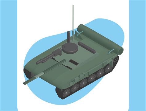 Isometric Vector Tank Ilustration By Azhary Nasution On Dribbble