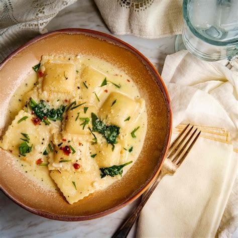 Pecorino Sauce For Mushroom Ravioli Recipe