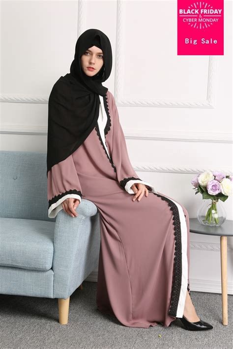 plus size adult single breasted emboridery lace robes musulmane abaya islamic muslim cardigan