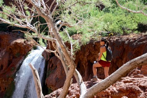 How To Hike To Mooney Falls In Havasupai Pearls Of Jasmine